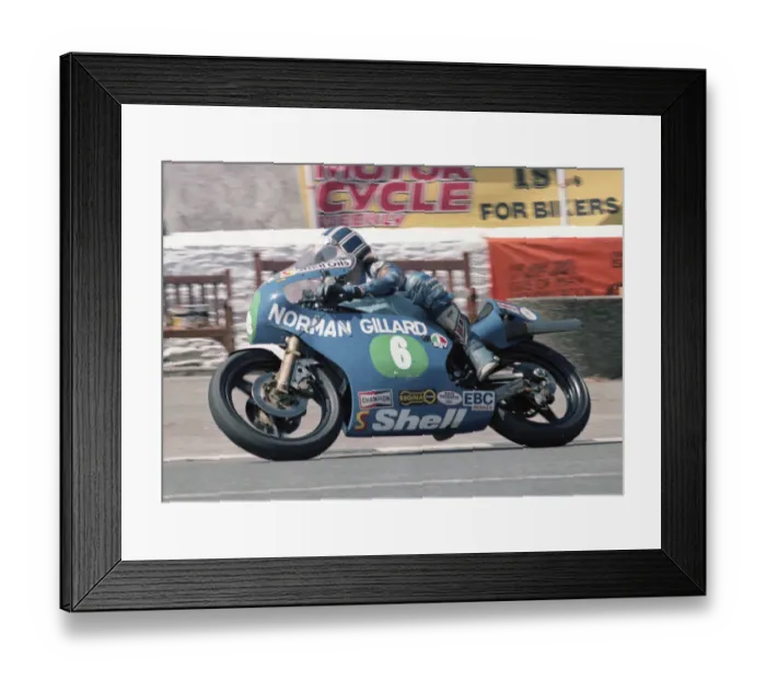 Framed Print : Phil Mellor (EMC) 1983 Junior TT Framed Print : Phil Mellor (EMC) 1983 Junior TT