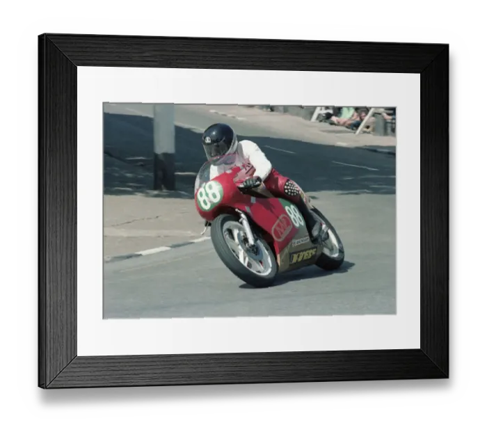 Framed Print : Vojko Princic (Yamaha) 1983 Junior TT Framed Print : Vojko Princic (Yamaha) 1983 Junior TT