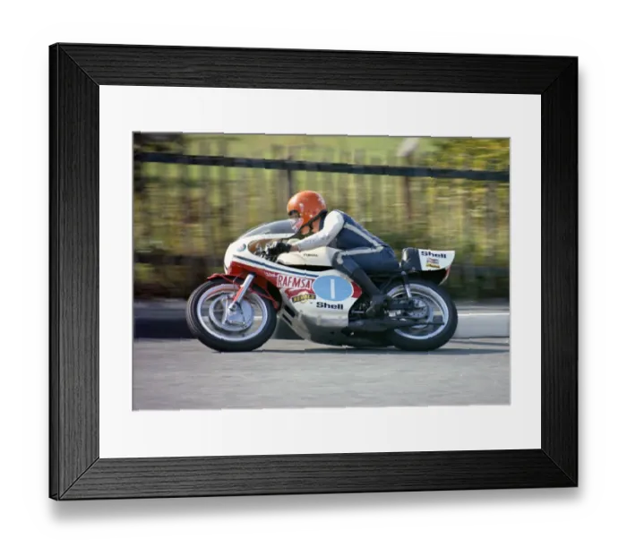 Framed Print : Dave Featherstone (Yamaha) 1975 Junior Manx Grand Prix Framed Print : Dave Featherstone (Yamaha) 1975 Junior Manx Grand Prix