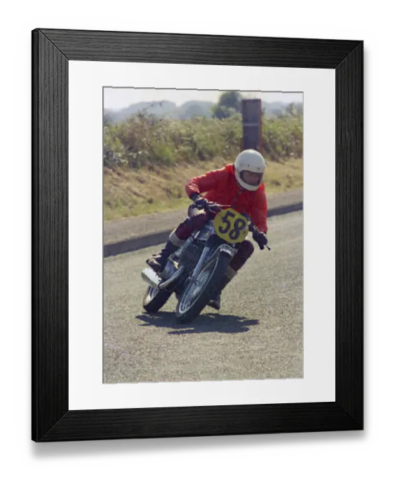 Framed Print : Peter Quaggin (Suzuki) 1976 Jurby Road Framed Print : Peter Quaggin (Suzuki) 1976 Jurby Road