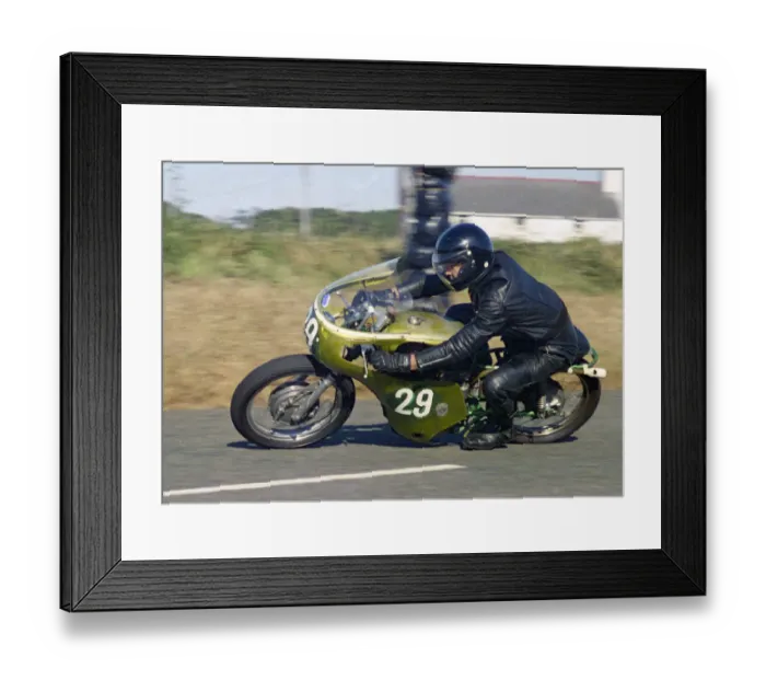 Framed Print : Frank Drinkwater (Ducati) 1976 Jurby Airfield Framed Print : Frank Drinkwater (Ducati) 1976 Jurby Airfield
