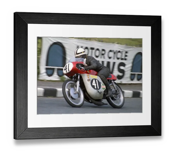 Framed Print : Andy Blueman (Bultaco) 1970 Ultra Lightweight TT Framed Print : Andy Blueman (Bultaco) 1970 Ultra Lightweight TT