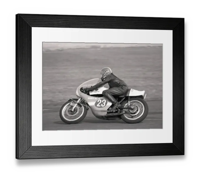 Framed Print : Decca Kelly (Yamaha) 1976 Jurby Airfield Framed Print : Decca Kelly (Yamaha) 1976 Jurby Airfield