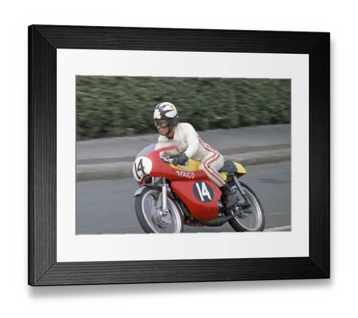 Framed Print : Tommy Robb (Maico) 1970 Ultra Lightweight TT Framed Print : Tommy Robb (Maico) 1970 Ultra Lightweight TT