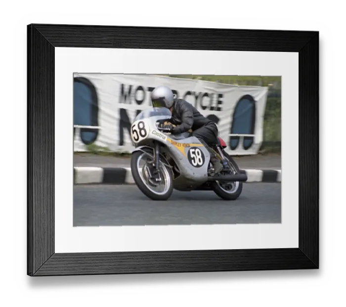 Framed Print : Ron Hackett (Honda) 1970 Ultra Lightweight TT Framed Print : Ron Hackett (Honda) 1970 Ultra Lightweight TT
