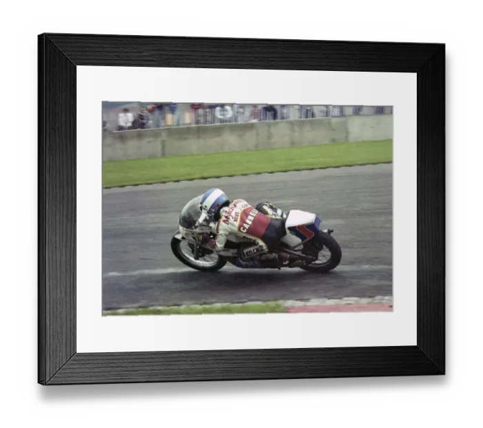 Framed Print : Graham Cannell (Yamaha) 1982 Donington Framed Print : Graham Cannell (Yamaha) 1982 Donington