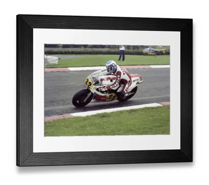 Framed Print : Steve Parrish (Yamaha) 1982 Donington Framed Print : Steve Parrish (Yamaha) 1982 Donington
