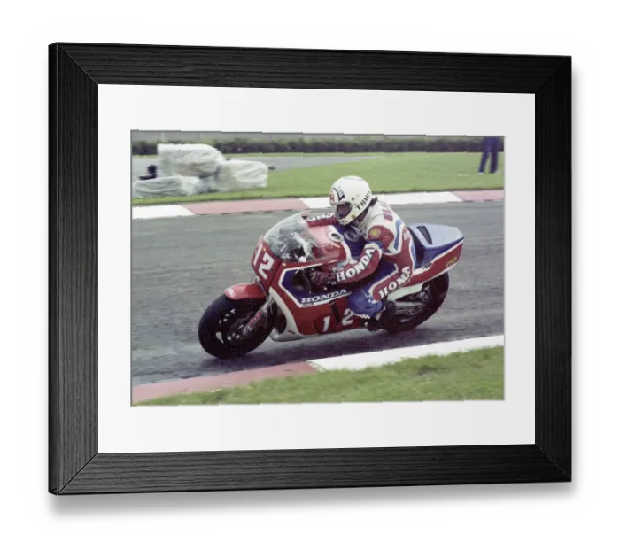 Framed Print : Ron Haslam (Honda) 1982 Donington Framed Print : Ron Haslam (Honda) 1982 Donington