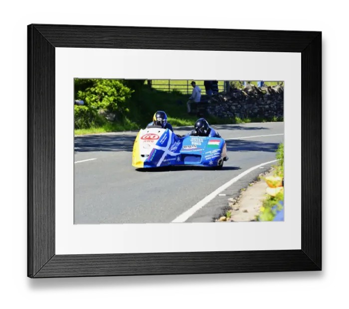 Framed Print : Alan Warden & Stuart Clark (AWR Yamaha) 2015 Sidecar TT Framed Print : Alan Warden & Stuart Clark (AWR Yamaha) 2015 Sidecar TT