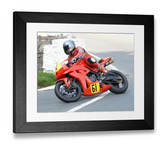 Framed Print : Iain Hill (Honda) 2010 Senior Manx Grand Prix Framed Print : Iain Hill (Honda) 2010 Senior Manx Grand Prix