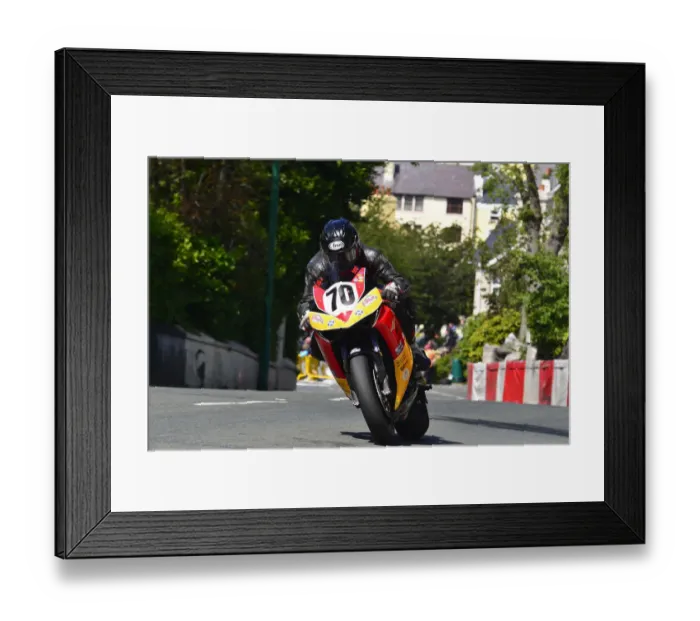 Framed Print : George Spence (Honda) 2015 Superbike TT
