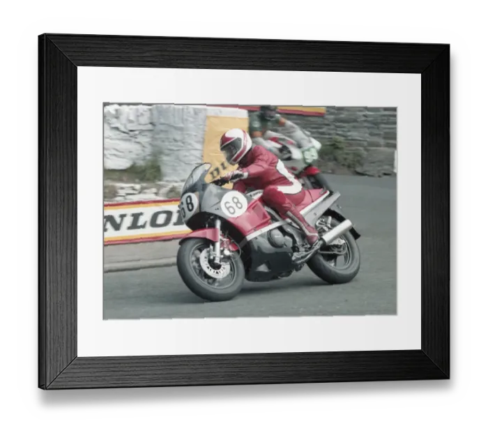 Framed Print : Gerd Bilger (Kawasaki) 1985 Production TT Framed Print : Gerd Bilger (Kawasaki) 1985 Production TT