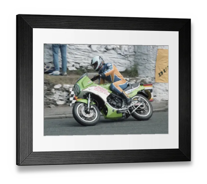 Framed Print : Sean Collister (Kawasaki) 1985 Production TT Framed Print : Sean Collister (Kawasaki) 1985 Production TT