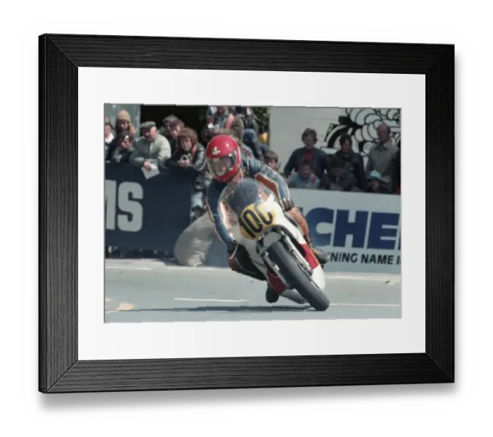 Framed Print : Gerry Jenkins (Yamaha) 1985 Senior TT Framed Print : Gerry Jenkins (Yamaha) 1985 Senior TT