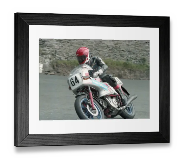 Framed Print : Frank Willems (Ducati) 1985 Production TT Framed Print : Frank Willems (Ducati) 1985 Production TT