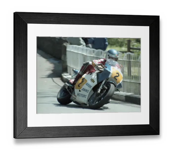 Framed Print : Mark Johns (Suzuki) 1985 Senior TT Framed Print : Mark Johns (Suzuki) 1985 Senior TT