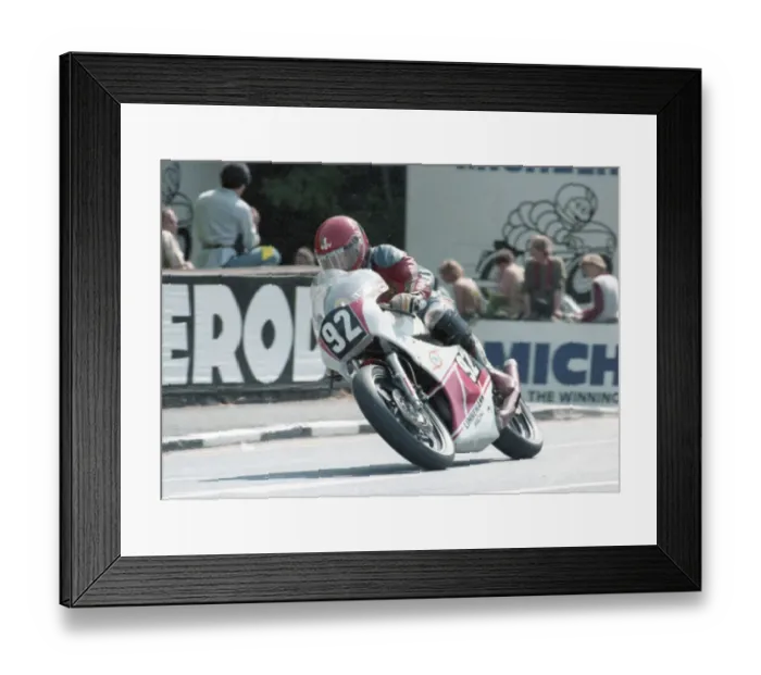Framed Print : Rene Rasmussen (Yamaha) 1985 Formula Two TT Framed Print : Rene Rasmussen (Yamaha) 1985 Formula Two TT