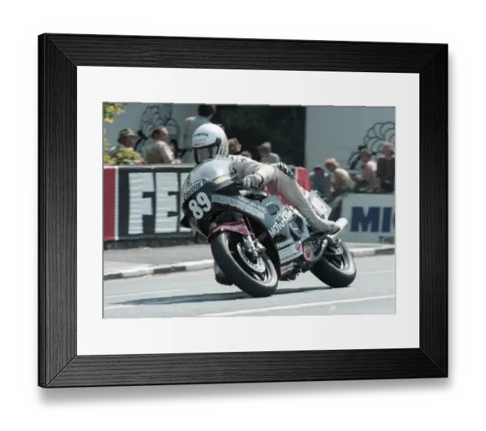 Framed Print : Elmar Geulen (Kawasaki) 1985 Formula Two TT Framed Print : Elmar Geulen (Kawasaki) 1985 Formula Two TT