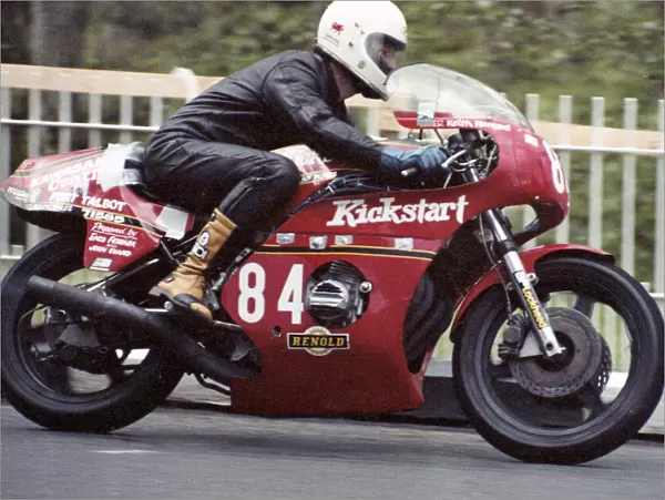 Keith Hanford (Pantall Kawasaki) 1980 Formula One TT