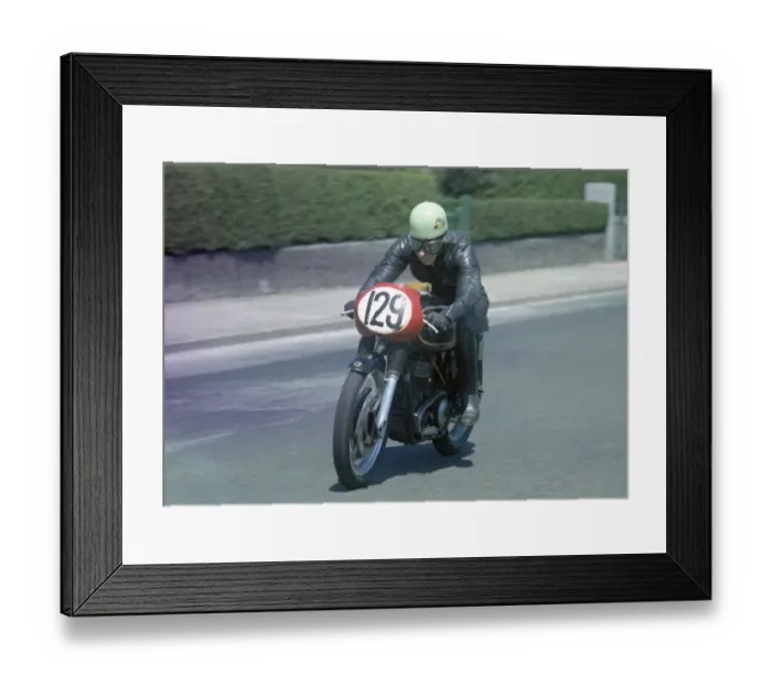 Framed Print : Ken Lindsay (AJS) 1969 Junior TT Framed Print : Ken Lindsay (AJS) 1969 Junior TT