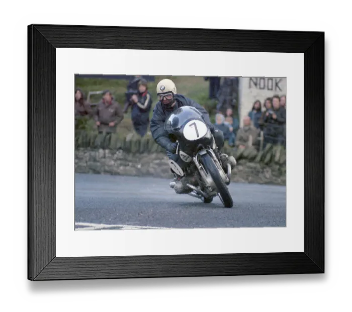 Framed Print : Hans Otto Butenuth (BMW) 1972 Senior TT Framed Print : Hans Otto Butenuth (BMW) 1972 Senior TT
