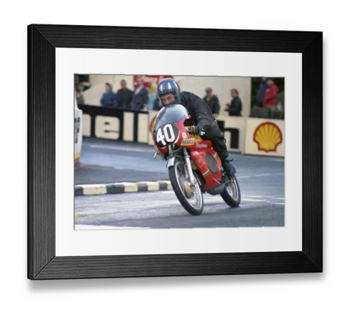 Framed Print : Richard Stevens (Maico) 1972 Ultra Lightweight TT Framed Print : Richard Stevens (Maico) 1972 Ultra Lightweight TT