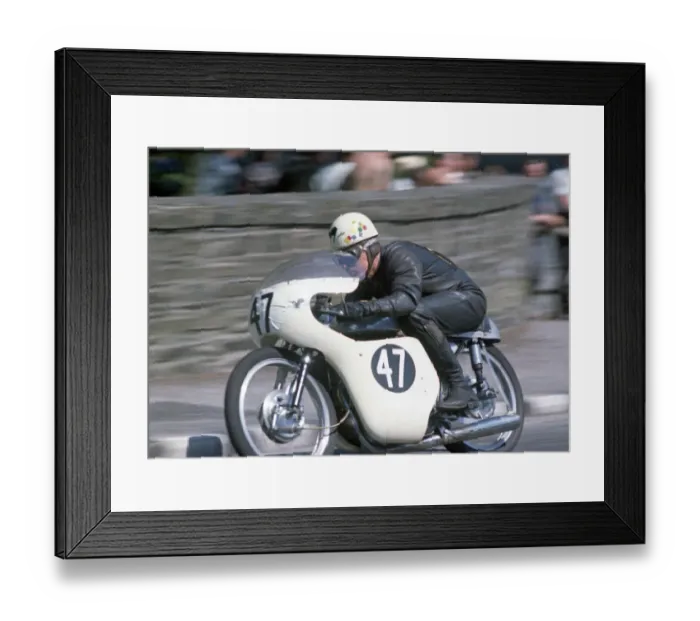 Framed Print : John Wetherall (Mondial) 1968 Ultra Lightweight TT Framed Print : John Wetherall (Mondial) 1968 Ultra Lightweight TT