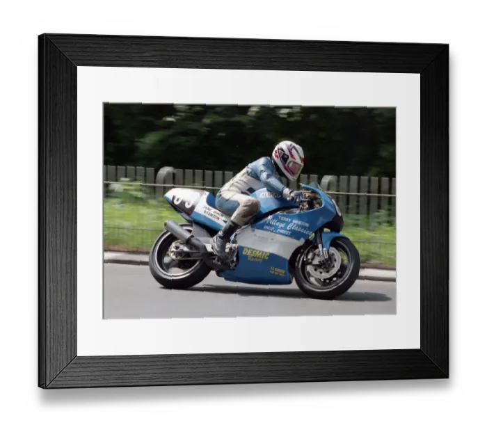 Framed Print : Bill Robertson (Horton Tigcraft) 1999 Singles TT Framed Print : Bill Robertson (Horton Tigcraft) 1999 Singles TT