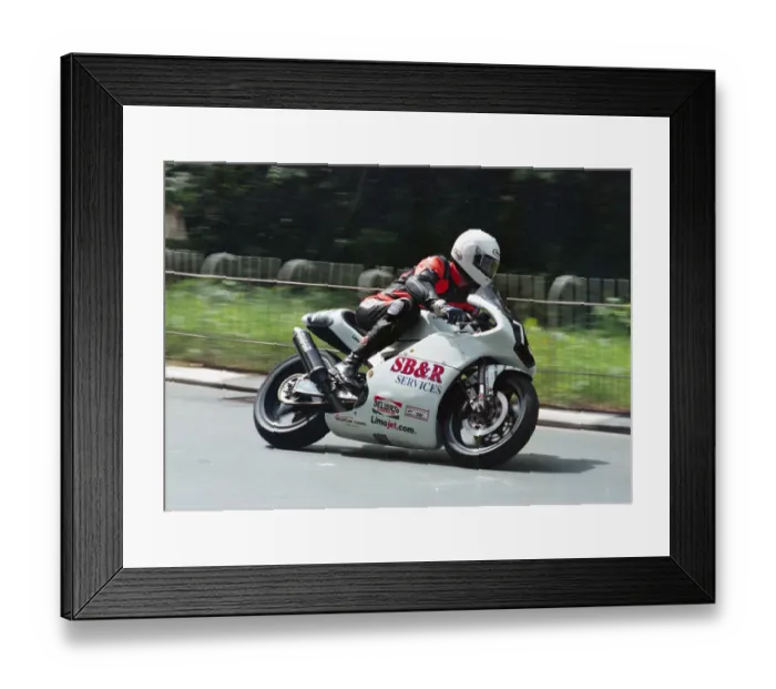 Framed Print : Tony Shortland (Rotax Tigcraft) 1999 Singles TT Framed Print : Tony Shortland (Rotax Tigcraft) 1999 Singles TT