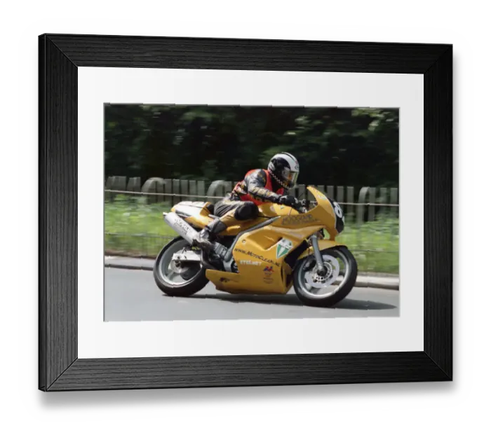 Framed Print : Marco Winkelaar (Yamaha) 1999 Singles TT Framed Print : Marco Winkelaar (Yamaha) 1999 Singles TT