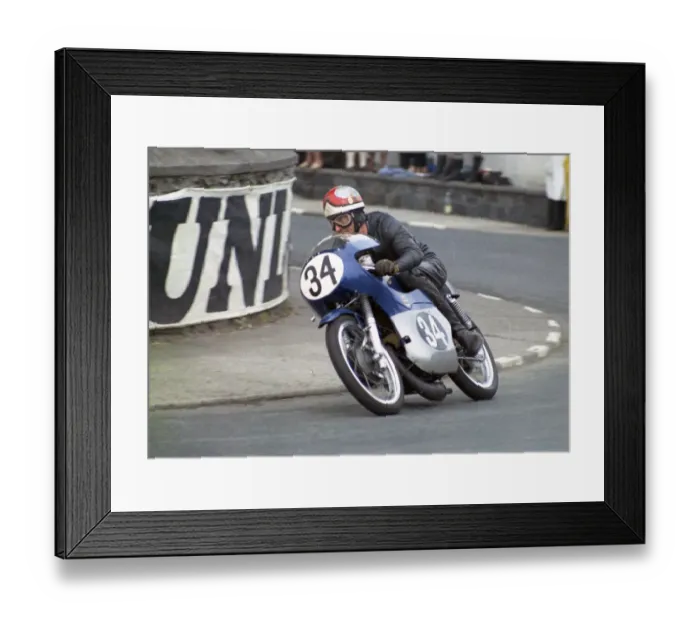 Framed Print : Tom Loughridge (Bultaco) 1969 Ultra Lightweight TT Framed Print : Tom Loughridge (Bultaco) 1969 Ultra Lightweight TT