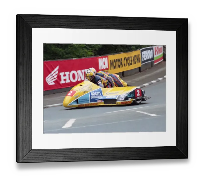 Framed Print : Rob Fisher & Rick Long (Baker Yamaha) 1998 Sidecar TT Framed Print : Rob Fisher & Rick Long (Baker Yamaha) 1998 Sidecar TT
