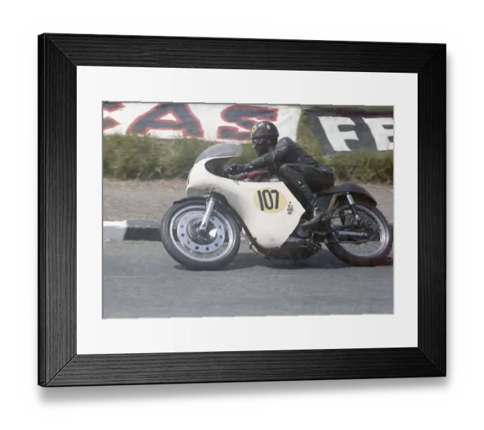 Framed Print : Alan Prange (Matchless) 1967 Senior TT Framed Print : Alan Prange (Matchless) 1967 Senior TT