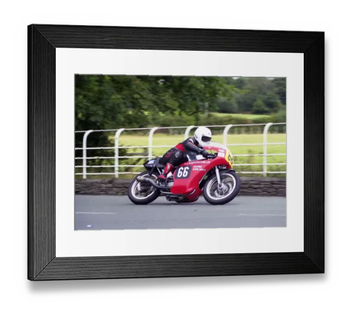 Framed Print : Herb Robinson (Seeley Matchless) 1999 Senior Classic Manx Grand Prix