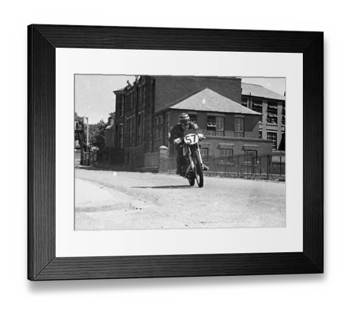 Framed Print : Humphrey Ranson (AJS) 1950 Junior TT Framed Print : Humphrey Ranson (AJS) 1950 Junior TT