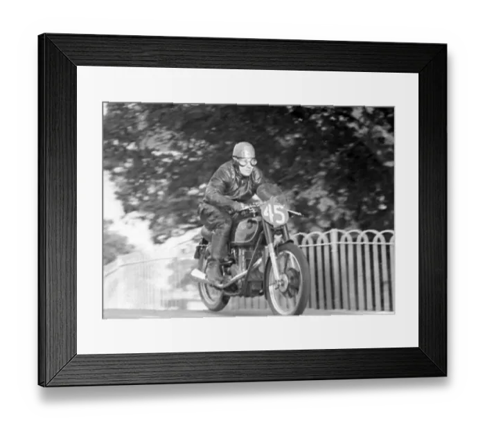 Framed Print : Charlie Gray (AJS) 1950 Senior TT Framed Print : Charlie Gray (AJS) 1950 Senior TT