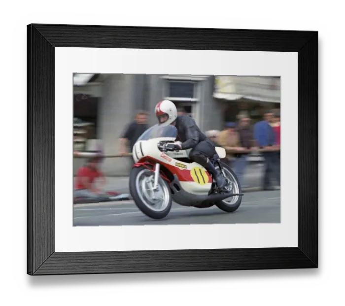 Framed Print : Billy Guthrie (Danfay Yamaha) 1973 Senior TT Framed Print : Billy Guthrie (Danfay Yamaha) 1973 Senior TT