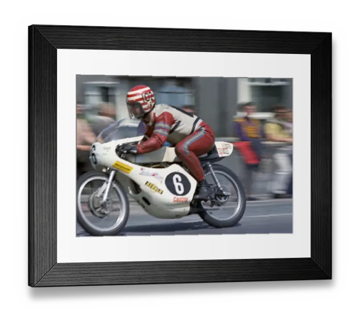 Framed Print : Jan Kostwinder (Yamaha) 1973 Ultra Lightweight TT Framed Print : Jan Kostwinder (Yamaha) 1973 Ultra Lightweight TT