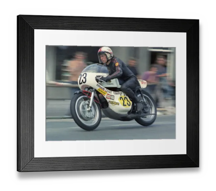 Framed Print : Mick Chatterton (Chat Yamaha) 1973 Senior TT Framed Print : Mick Chatterton (Chat Yamaha) 1973 Senior TT