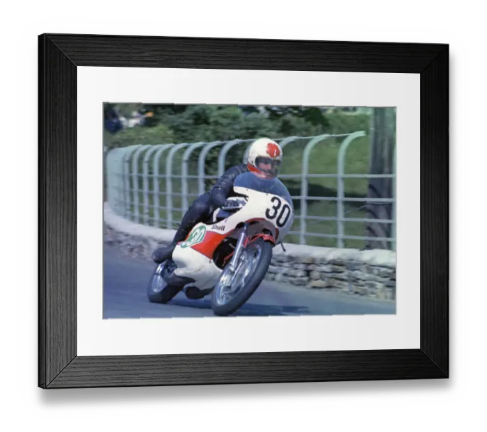 Framed Print : Noel Clegg (Yamaha) 1973 Lightweight TT Framed Print : Noel Clegg (Yamaha) 1973 Lightweight TT