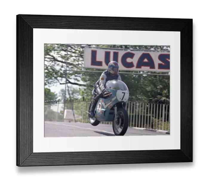 Framed Print : Stan Woods (Suzuki) 1973 Formula 750 TT Framed Print : Stan Woods (Suzuki) 1973 Formula 750 TT
