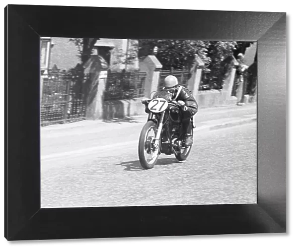 Syd Lawton (AJS) 1950 Junior TT