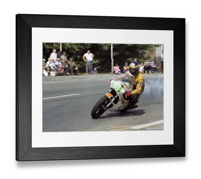 Framed Print : Bob Eva (Yamaha) 1982 Junior TT Framed Print : Bob Eva (Yamaha) 1982 Junior TT