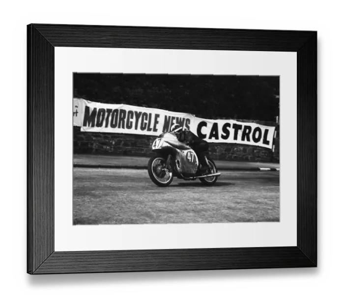 Framed Print : Jack Murgatroyd (NSU) 1960 Lightweight TT Framed Print : Jack Murgatroyd (NSU) 1960 Lightweight TT