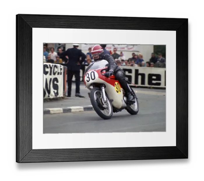 Framed Print : Norman Tierney (Norton) 1968 Senior Manx Grand Prix Framed Print : Norman Tierney (Norton) 1968 Senior Manx Grand Prix