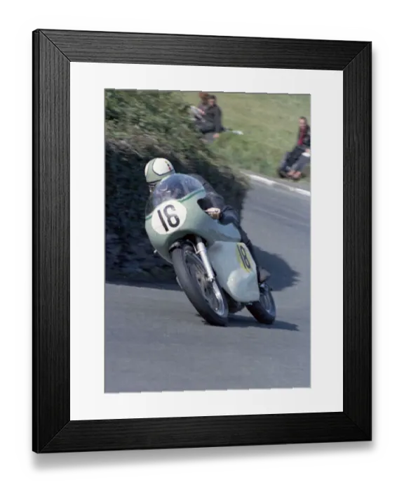 Framed Print : Jimmy Guthrie jnr (Norton) 1967 Senior Manx Grand Prix