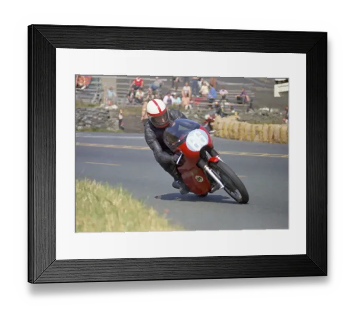Framed Print : Pete Lovatt (Ducati) 1972 Junior Manx Grand Prix Framed Print : Pete Lovatt (Ducati) 1972 Junior Manx Grand Prix