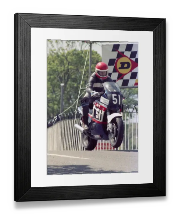 Framed Print : Karlheinz Diepold (Kawasaki) 1986 Formula Two TT Framed Print : Karlheinz Diepold (Kawasaki) 1986 Formula Two TT