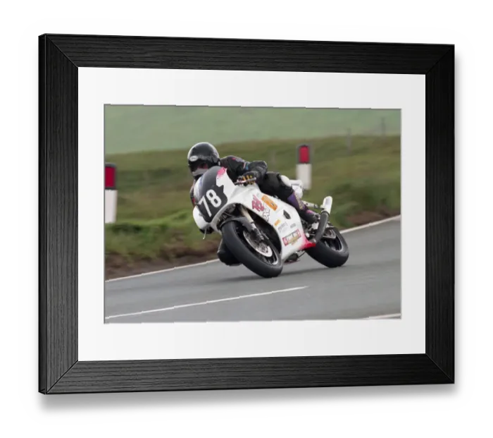 Framed Print : George Spence (Suzuki) 1998 Singles TT Framed Print : George Spence (Suzuki) 1998 Singles TT
