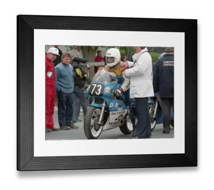 Framed Print : Dennis Trollope (DTR Spondon Single) 1998 Singles TT Framed Print : Dennis Trollope (DTR Spondon Single) 1998 Singles TT